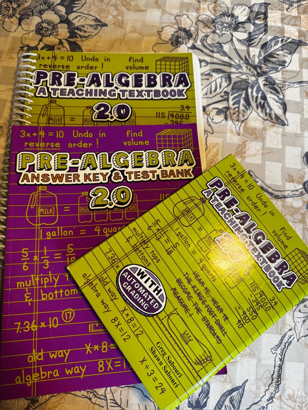 Teaching Textbooks Pre-Algebra 2.0 Complete Set – Textbook, Answer Key & CD-ROMs